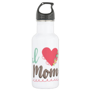 Ich Liebe Mama Edelstahlflasche