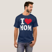 Ich liebe Mama Freund T-Shirt (Vorne ganz)