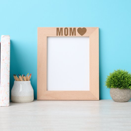 Ich Liebe Mama Geätzte Rahmen (Vorderseite)