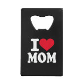 Ich liebe Mama Geldbeutel Flaschenöffner (Rückseite)