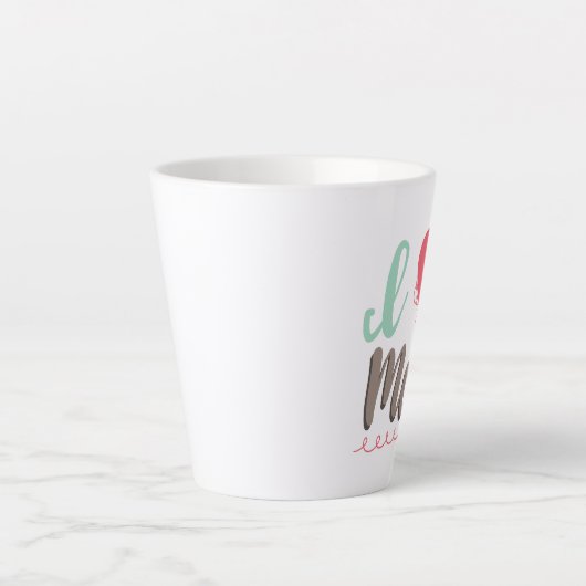 Ich Liebe Mama Herz Milchtasse (Vorderseite)