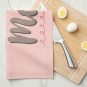 Ich Liebe Mama hübsch rosa Geschirrtuch (Viertel Falte)