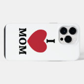Ich liebe Mama iPhone Hülle (Rückseite (Horizontal))