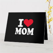 Ich liebe Mama Karte (Gelbe Blume)