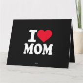 Ich liebe Mama Karte (Rückseite)