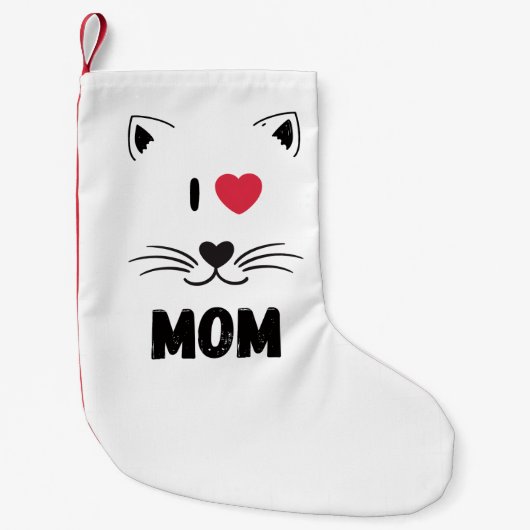 Ich liebe Mama  Kleiner Weihnachtsstrumpf (Vorderseite)