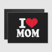 Ich liebe Mama Magnetkarte (Vorne/Hinten)