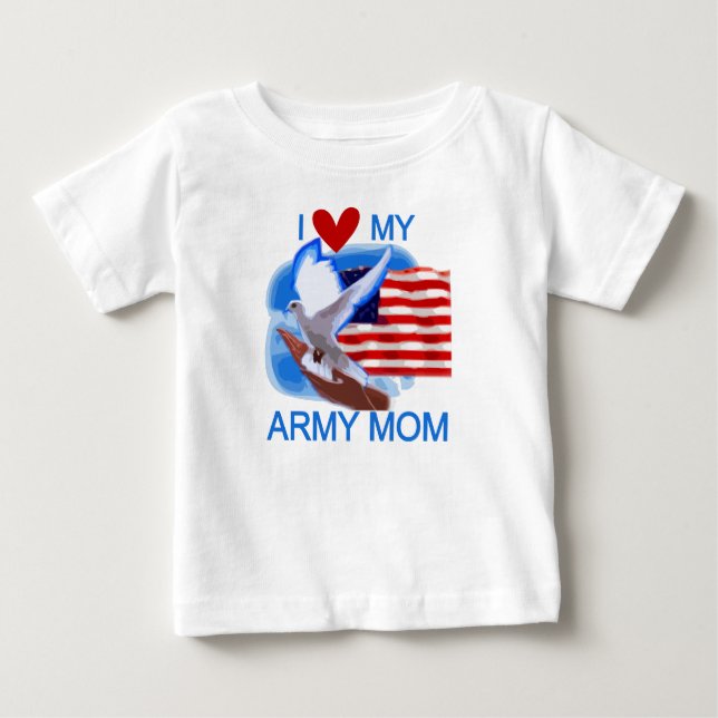 Ich Liebe Mama meiner Armee Tshirts und Geschenke (Vorderseite)
