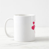 Ich liebe Mama Muttertag Geschenk individuell Kaffeetasse (Links)
