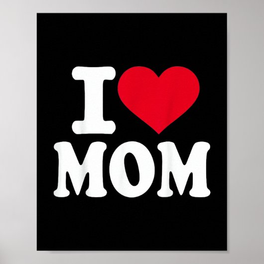 Ich liebe Mama Poster (Vorne)