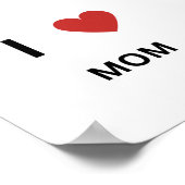 Ich Liebe Mama Poster (Ecke)