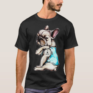 Ich liebe Mama Pug tätowiert T-Shirt