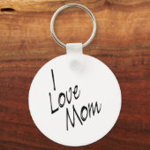 Ich Liebe Mama Schlüsselanhänger (Vorderseite)