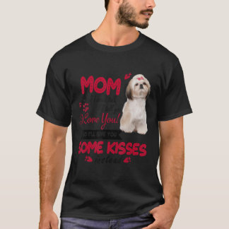 Ich Liebe Mama Shih Tzu Dog Mama Hund Mama Muttert T-Shirt