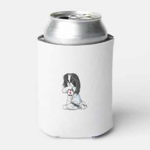 Ich liebe Mama Tattoo Japan Chin Mama Hunde Liebha Dosenkühler