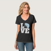 Ich liebe Manatees T-Shirt (Vorderseite Vollansicht)