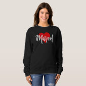 Ich liebe Marcel Vorname Liebe Herz Sweatshirt (Vorne ganz)
