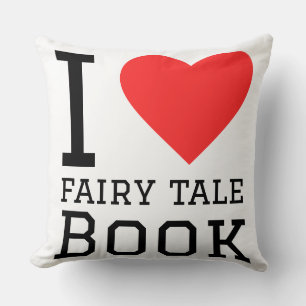Ich liebe Märchenbücher Kissen