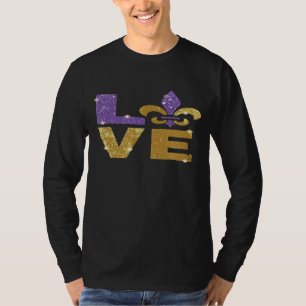 Ich Liebe Mardi Gras Mardi Gras für Mädchen T-Shirt