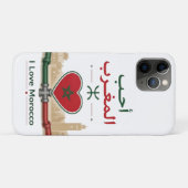 Ich liebe Marokko Case-Mate iPhone Hülle (Rückseite (Horizontal))