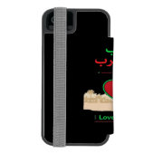 Ich liebe Marokko Incipio iPhone Geldbeutel-Hülle (Folio Rückseite)