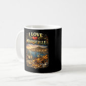 Ich liebe Marseille Kaffeetasse (Vorderseite Links)