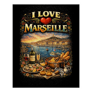 Ich liebe Marseille Poster