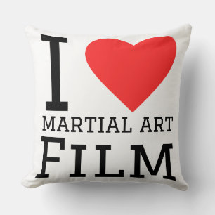 Ich liebe Martial-Arts-Filme  Kissen