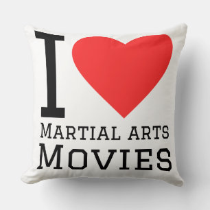 Ich liebe Martial-Arts-Filme Kissen