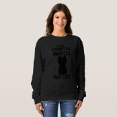 Ich liebe Mathe und Katzen Komplexe Analysis Sweatshirt (Vorne ganz)