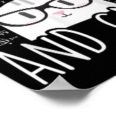 Ich Liebe Mathe und Katzen Niedliche Katze Poster (Ecke)