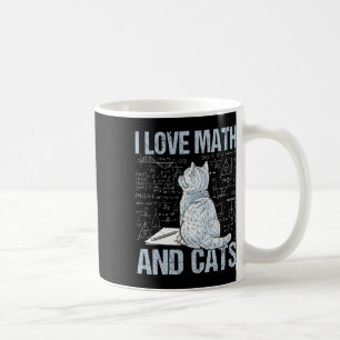 Ich liebe Mathe und Katzen Wissenschaftslehrer Sch Kaffeetasse