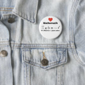Ich liebe Mathematik Button (Beispiel)