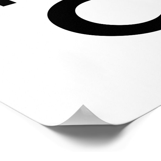 Ich Liebe Mathematik, das bringt die Leute zum Wei Poster (Ecke)