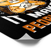 Ich Liebe Mathematik es macht Leute Cry Cat weinen Poster (Ecke)