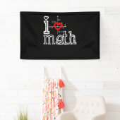 Ich Liebe Mathematik Ich habe Mathematik Banner (Insitu)