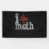 Ich Liebe Mathematik Ich habe Mathematik Banner (Horizontal)