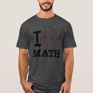 ich liebe Mathematik Mathe Lustig Retro T-Shirt