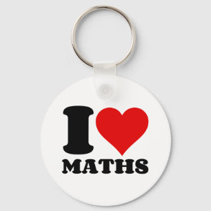 ICH LIEBE MATHEMATIK SCHLÜSSELANHÄNGER