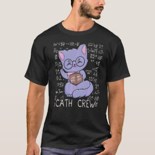 Ich Liebe Mathematik und Katzen Schwarze Katze Fel T-Shirt