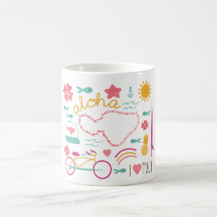 "Ich Liebe Maui" Tasse "Aloha "