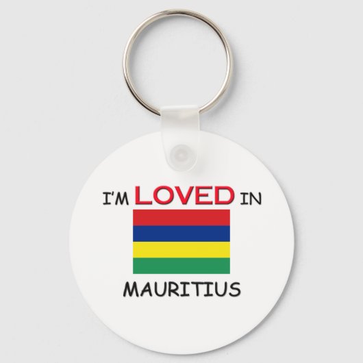 Ich liebe MAURITIUS Schlüsselanhänger (Vorderseite)