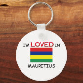 Ich liebe MAURITIUS Schlüsselanhänger (Vorderseite)