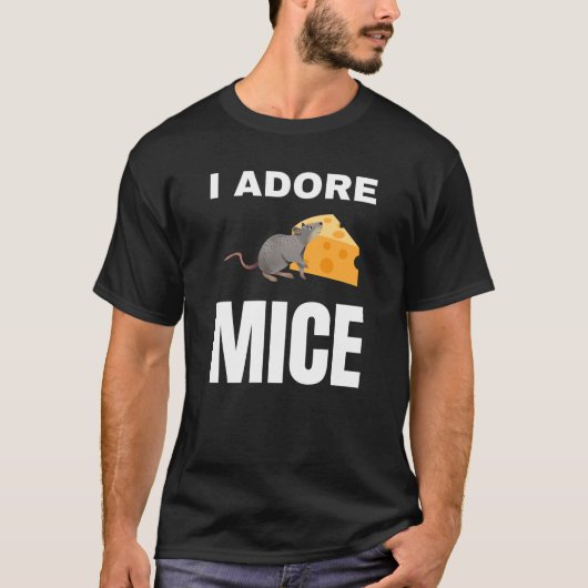 Ich liebe Mäuse T-Shirt (Vorderseite)