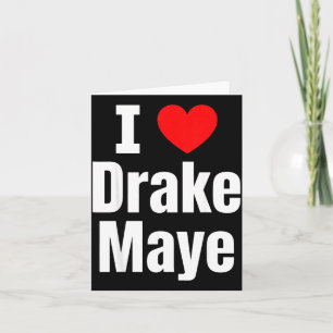 Ich liebe Maye Football Fan Karte