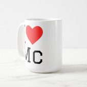 Ich liebe Mc Kaffeetasse (Vorderseite Links)