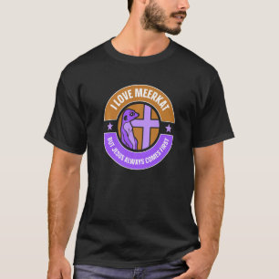 Ich Liebe Meerkat Aber Jesus Christlich Christus M T-Shirt