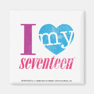 Ich Liebe mein 17 Aqua Magnet