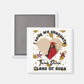Ich Liebe mein Abitur 2024 Herz Magnet (Vorderseite/Rückseite)