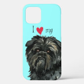 Ich Liebe mein Affenpinscher Case-Mate iPhone Hülle (Rückseite)